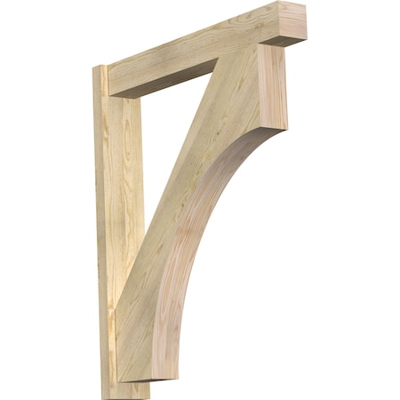Ekena Millwork Westlake Block Rough Sawn Outlooker, Douglas Fir, 6"W x 36"D x 42"H OUT06X36X42WTL05RDF